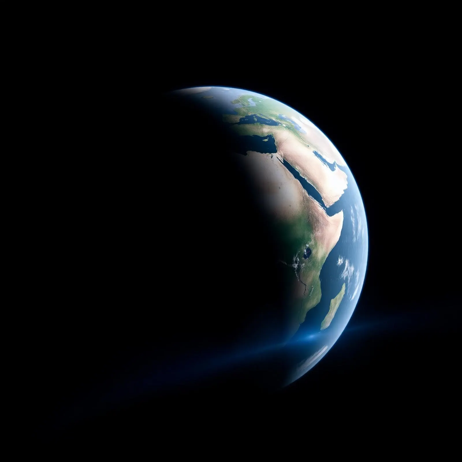 Planet Erde aus dem Weltall